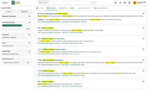 Search results for a single code title